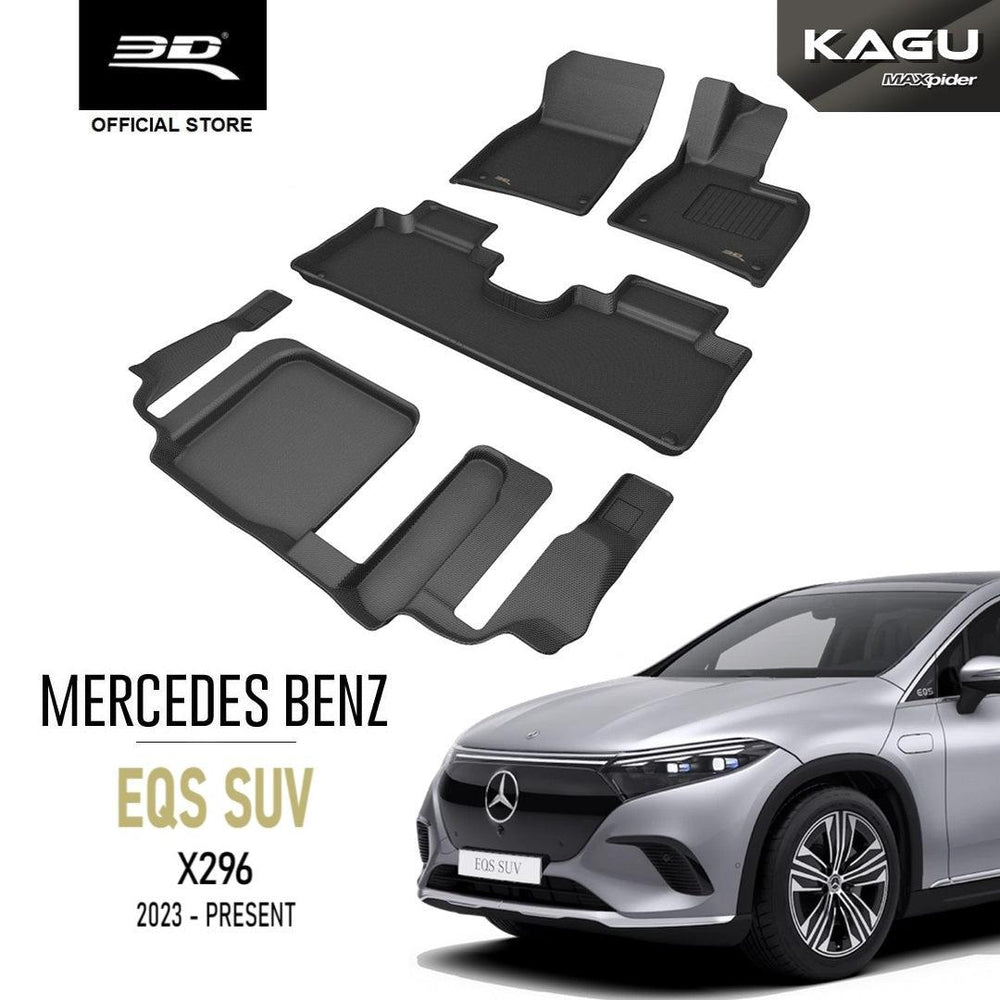 MERCEDES BENZ EQS SUV X296 [2023 - PRESENT] - 3D® KAGU Car Mat - 3D Mats Malaysia Sdn Bhd