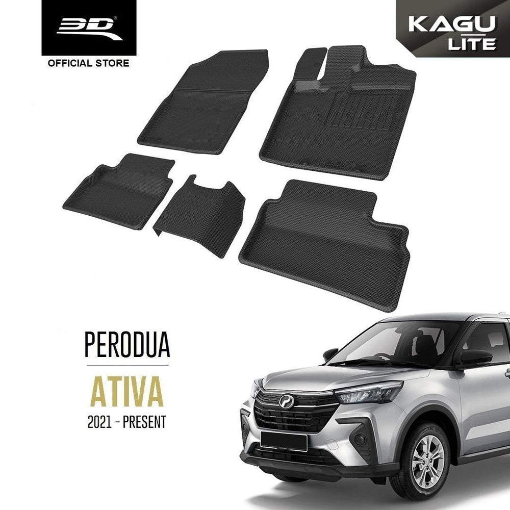 PERODUA ATIVA [2021 - PRESENT] - 3D® KAGU Car Mat - 3D Mats Malaysia Sdn Bhd