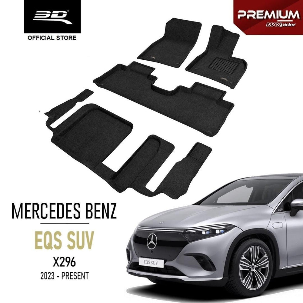 MERCEDES BENZ EQS SUV X296 [2023 - PRESENT] - 3D® PREMIUM Car Mat - 3D Mats Malaysia Sdn Bhd