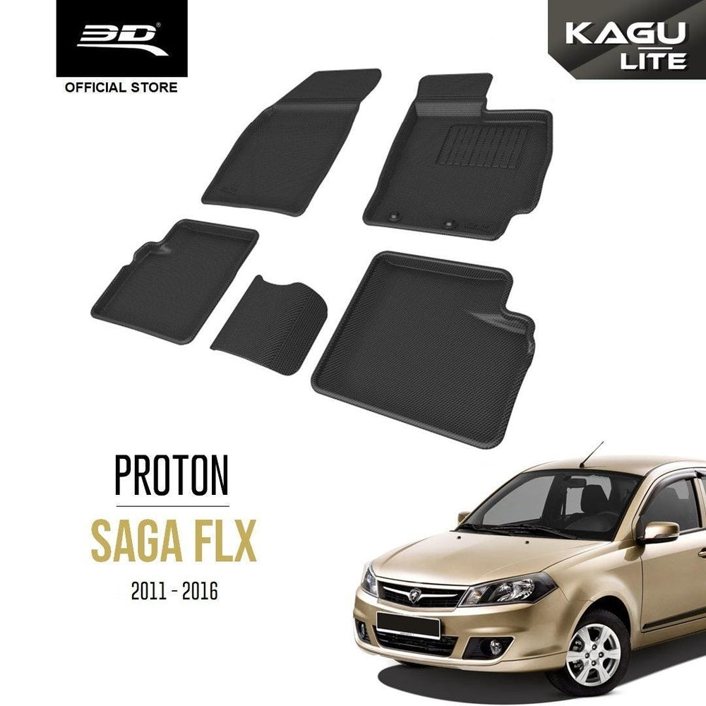PROTON SAGA [2008 - 2015] - 3D® KAGU Car Mat - 3D Mats Malaysia Sdn Bhd