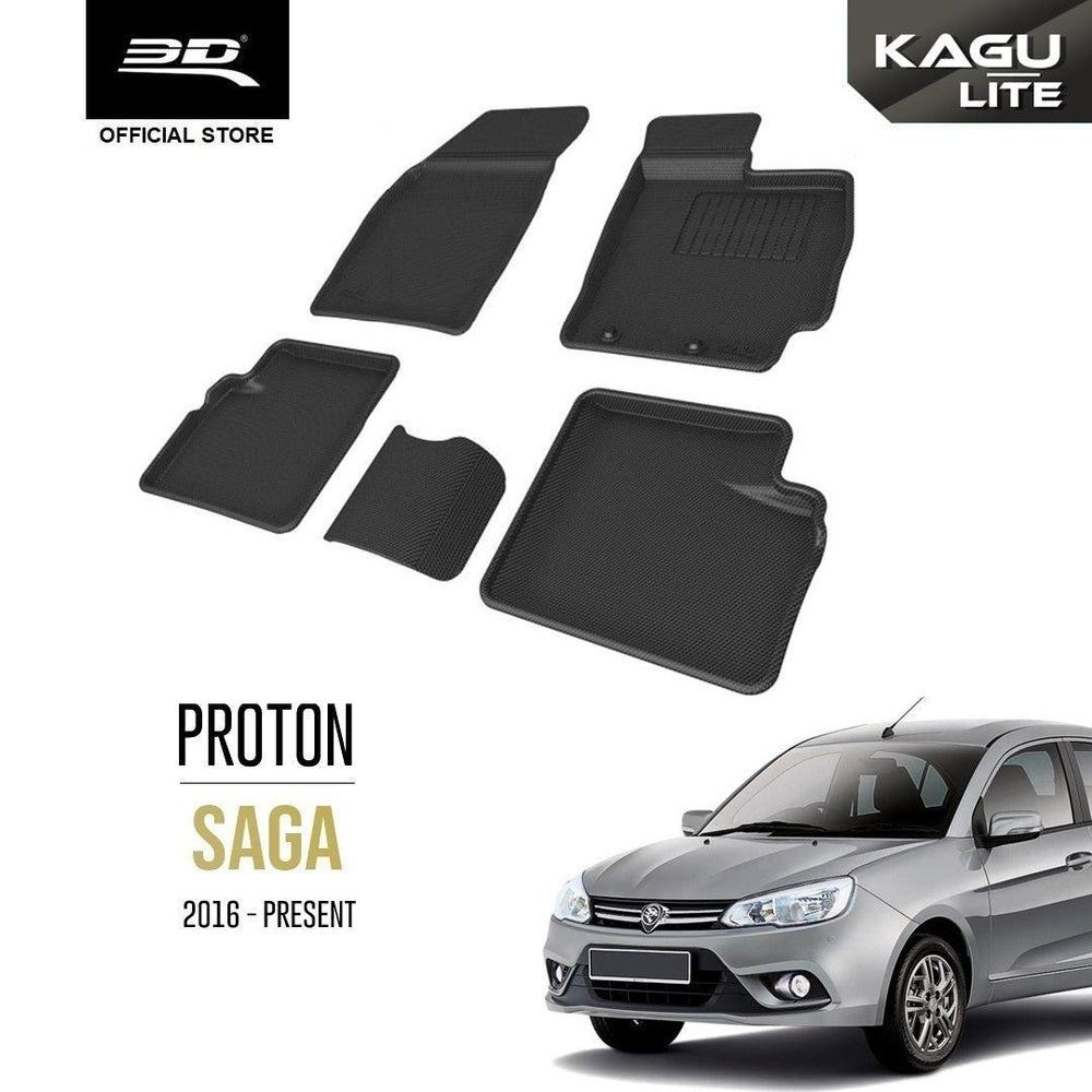 PROTON SAGA [2016 - PRESENT] - 3D® KAGU Car Mat - 3D Mats Malaysia Sdn Bhd