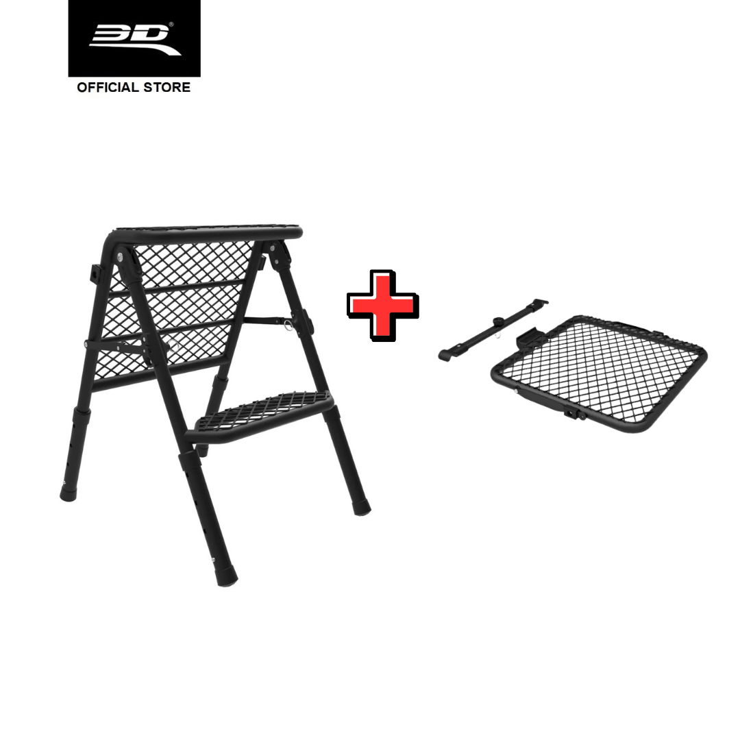 3D MULTIFUNCTIONAL TIRE STEP LADDER WITH EXTENSION KITS