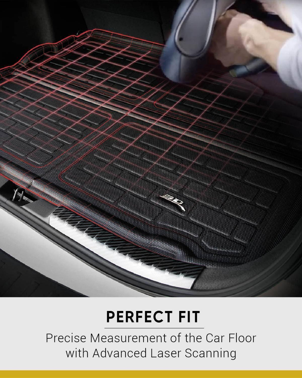 Tapis De Coffre Pour Mercedes-Benz GLC C254 SUV (07/2023-) - Protection Imperméable Haute Bordure - PE Thermoplastique