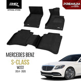 MERCEDES BENZ S CLASS W222 [2014 - 2020] - 3D® PREMIUM Car Mat - 3D Mats Malaysia Sdn Bhd
