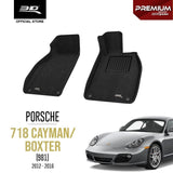 PORSCHE 718 CAYMAN/BOXTER (981) [2012 - 2016] - 3D® PREMIUM Car Mat - 3D Mats Malaysia