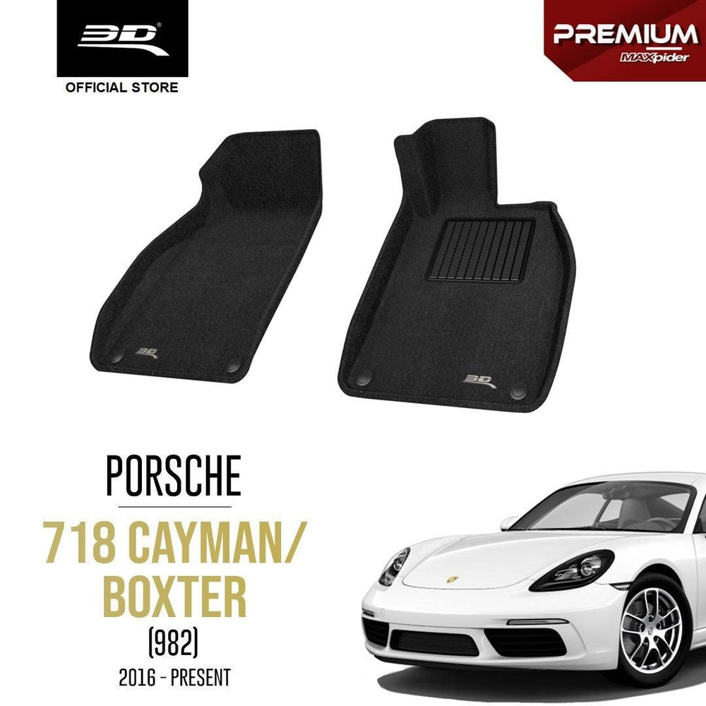 PORSCHE 718 CAYMAN/BOXTER (982) [2016 - PRESENT] - 3D® Premium Car Mat - 3D Mats Malaysia Sdn Bhd