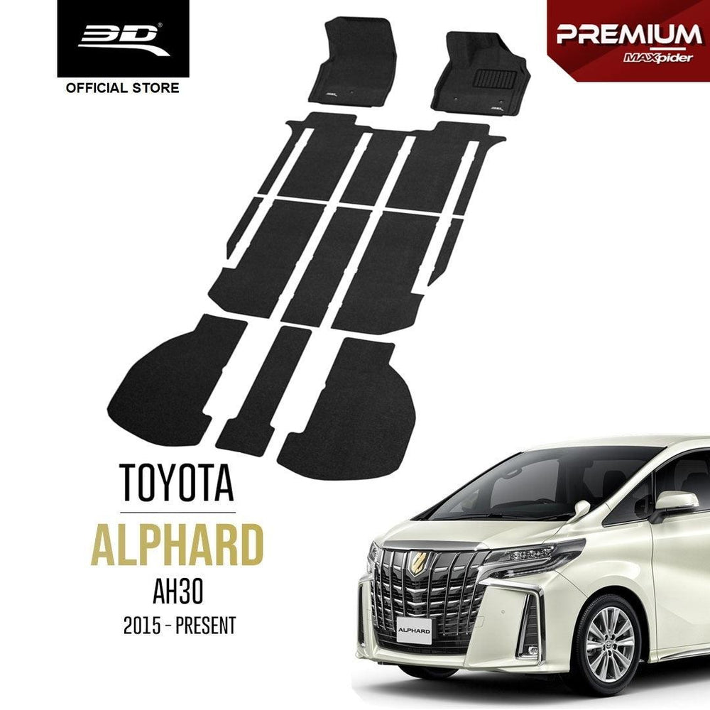 TOYOTA ALPHARD AH30 [2015 - PRESENT] - 3D® Premium Car Mat - 3D Mats Malaysia