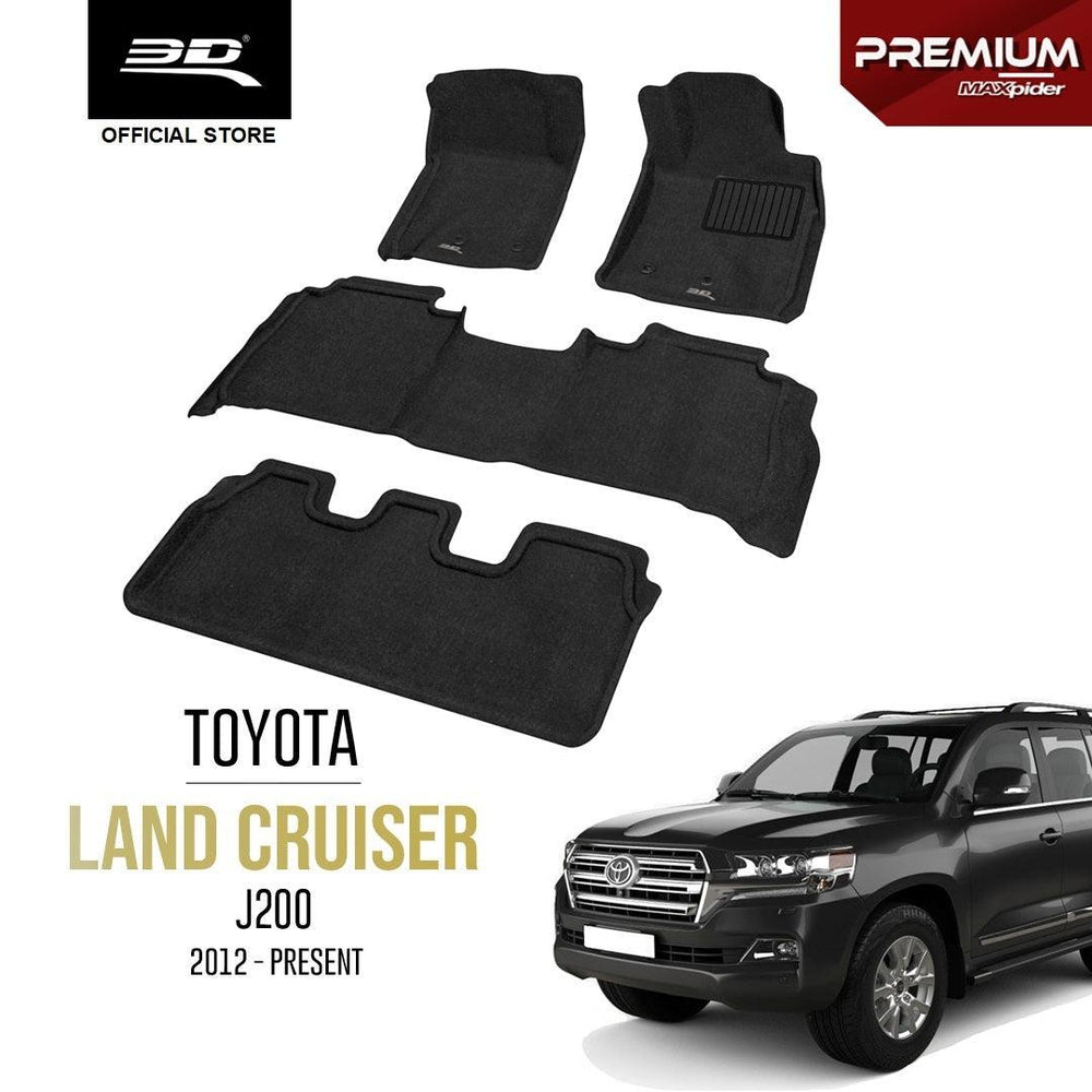 TOYOTA LAND CRUISER LC200 [2012 - 2021] - 3D® PREMIUM Car Mat - 3D Mats Malaysia Sdn Bhd