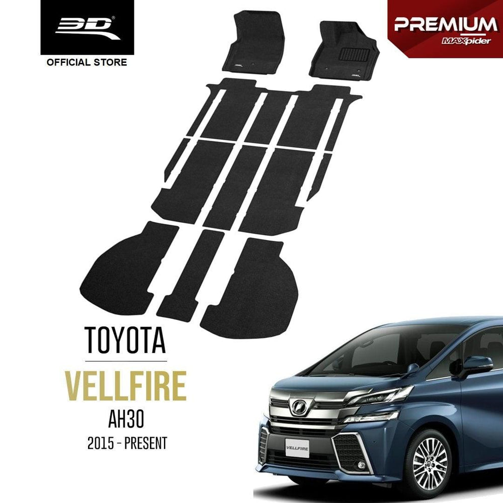 TOYOTA VELLFIRE AH30 [2015 - PRESENT] - 3D® Premium Car Mat - 3D Mats Malaysia