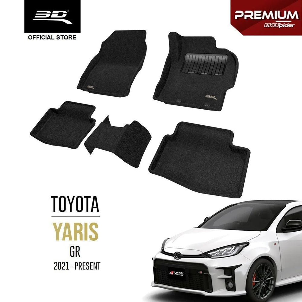 TOYOTA GR YARIS [2021 - PRESENT] - 3D® PREMIUM Car Mat - 3D Mats Malaysia Sdn Bhd