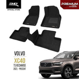 VOLVO XC40 T5 RECHARGE [2021 - PRESENT] - 3D® Premium Car Mat - 3D Mats Malaysia