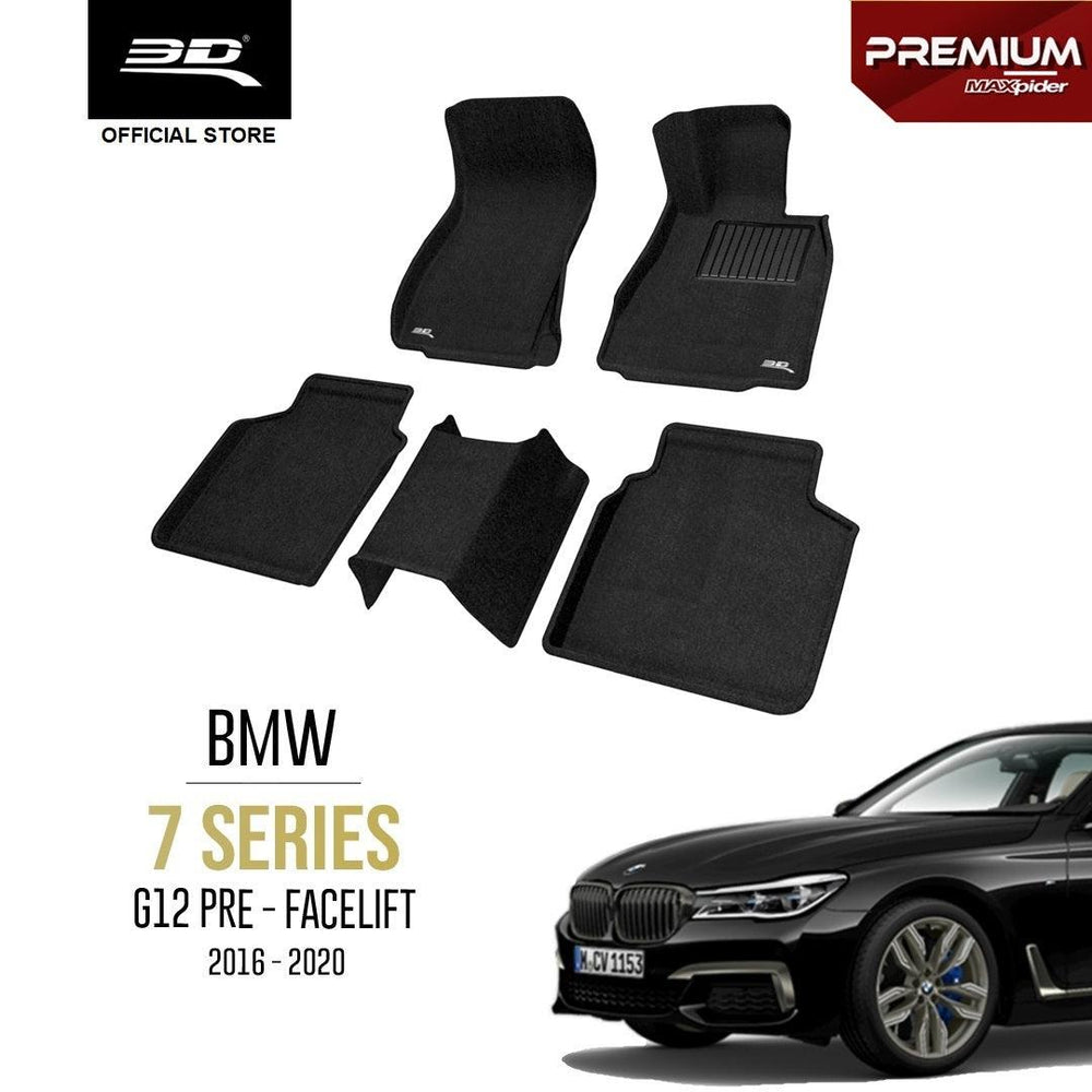 BMW 7 SERIES G12 Pre-Facelift [2016 - 2020] - 3D® PREMIUM Car Mat - 3D Mats Malaysia Sdn Bhd