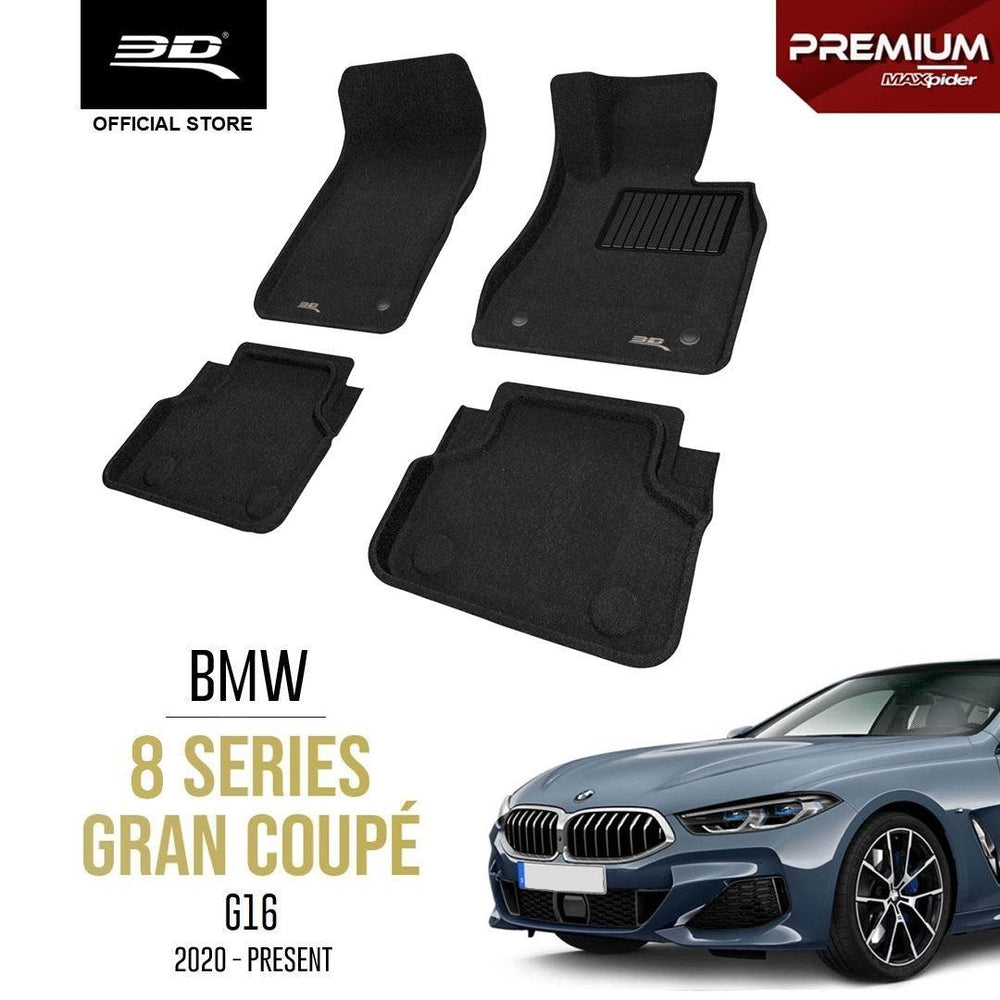 BMW 8 SERIES Gran Coupe G16 [2020 - PRESENT] - 3D® PREMIUM Car Mat - 3D Mats Malaysia Sdn Bhd