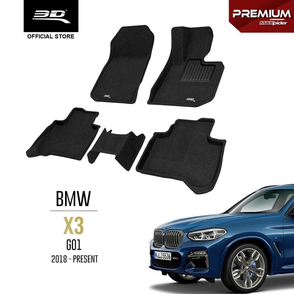 BMW X3 G01 [2018 - PRESENT] - 3D® PREMIUM Car Mat - 3D Mats Malaysia Sdn Bhd