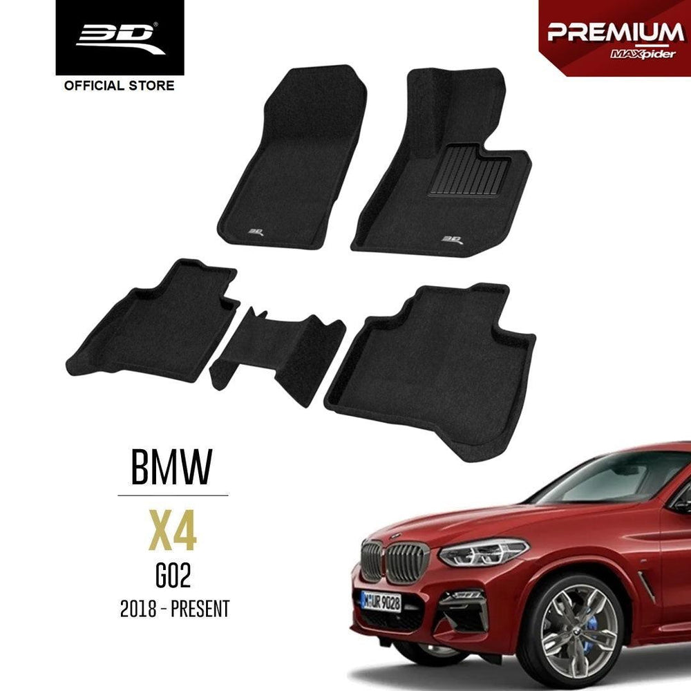 BMW X4 G02 [2018 - PRESENT] - 3D® PREMIUM Car Mat - 3D Mats Malaysia