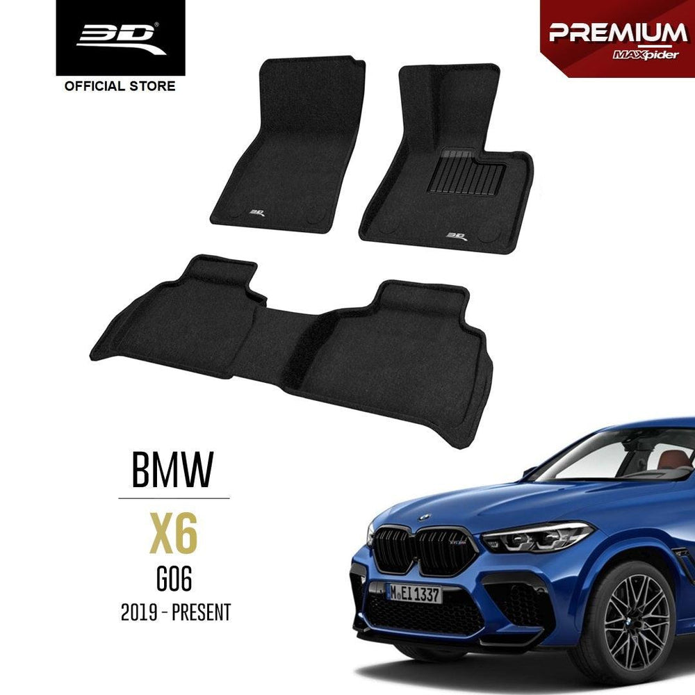 BMW X6 G06 [2019 - PRESENT] - 3D® PREMIUM Car Mat - 3D Mats Malaysia