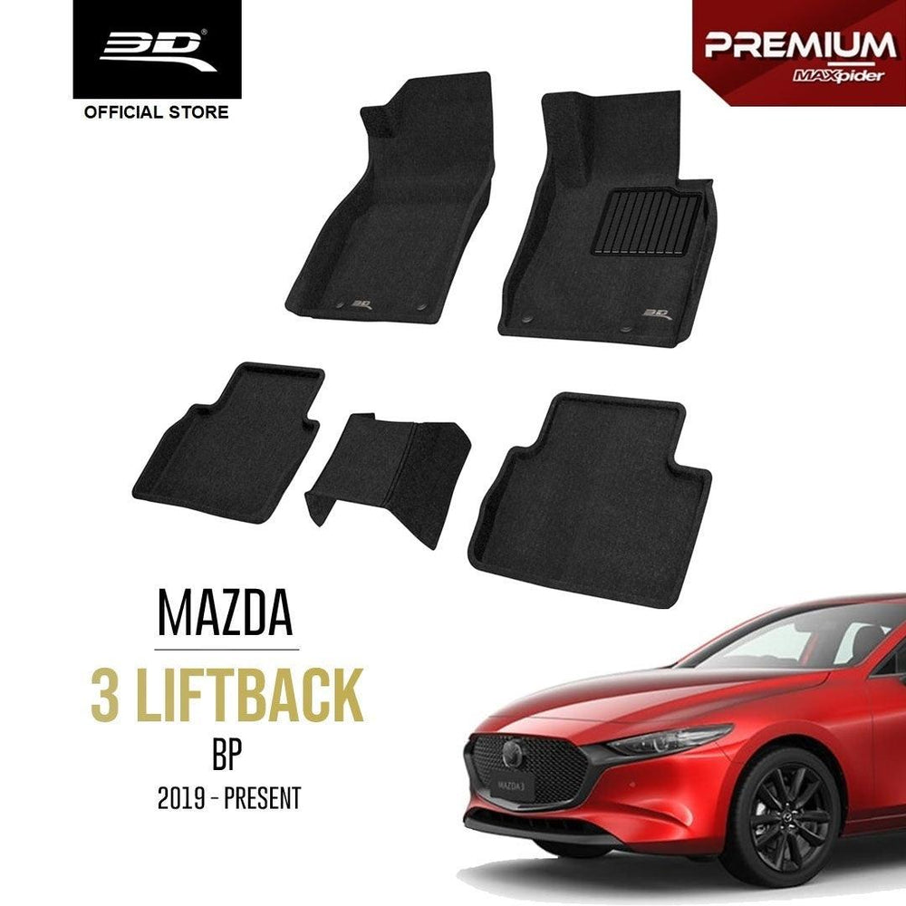 MAZDA 3 LIFTBACK [2019 - PRESENT] - 3D® PREMIUM Car Mat - 3D Mats Malaysia Sdn Bhd