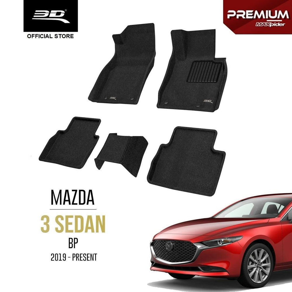 MAZDA 3 SEDAN [2019 - PRESENT] - 3D® PREMIUM Car Mat - 3D Mats Malaysia