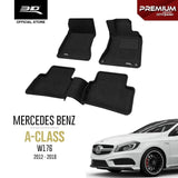 MERCEDES BENZ A CLASS W176 [2012 – 2018] - 3D® PREMIUM Car Mat - 3D Mats Malaysia