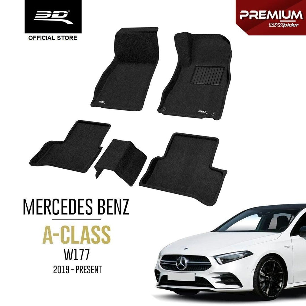MERCEDES BENZ A CLASS W177 [2019 - PRESENT] - 3D® PREMIUM Car Mat - 3D Mats Malaysia