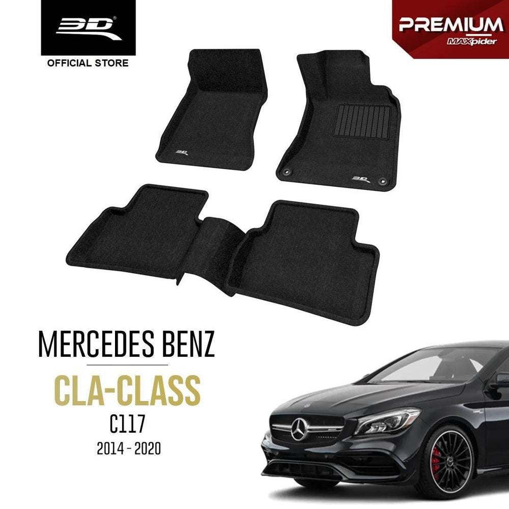 MERCEDES BENZ CLA C117 [2014 - 2020] - 3D® PREMIUM Car Mat - 3D Mats Malaysia