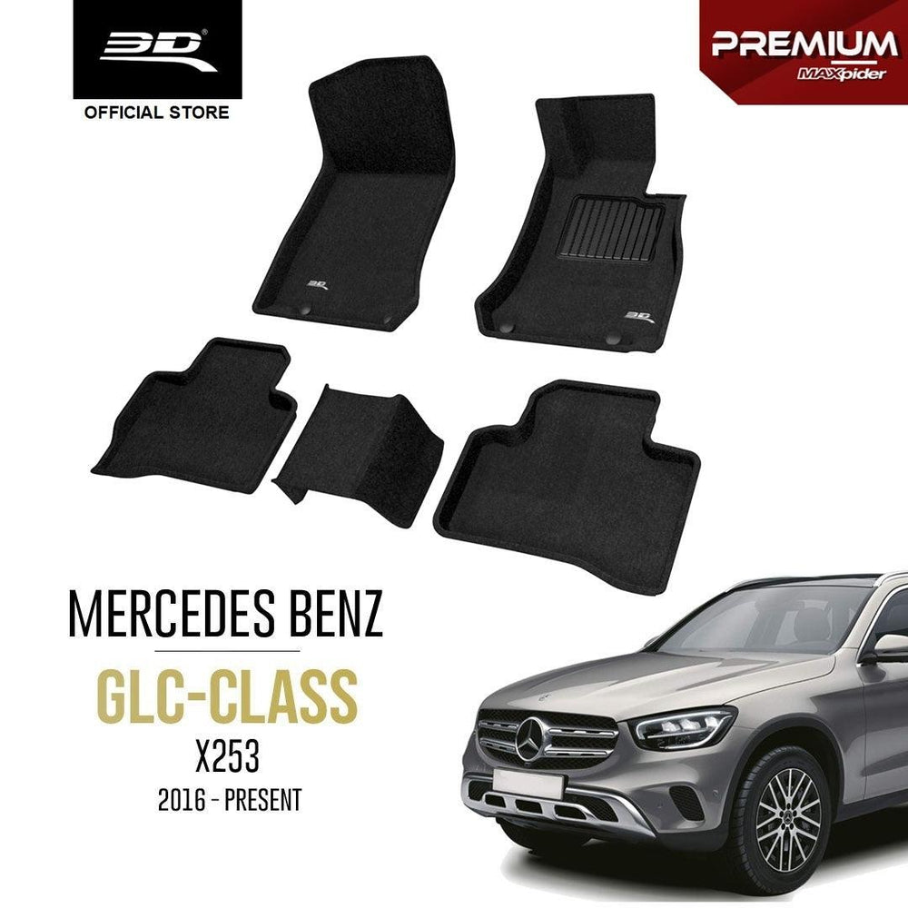 MERCEDES BENZ GLC X253 [2016 - PRESENT] - 3D® PREMIUM Car Mat - 3D Mats Malaysia