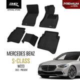 MERCEDES BENZ S CLASS W223 [2021 - PRESENT] - 3D® PREMIUM Car Mat - 3D Mats Malaysia Sdn Bhd