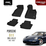 PORSCHE 911 (991.1/991.2) [2011 - 2019] - 3D® Premium Car Mat - 3D Mats Malaysia Sdn Bhd