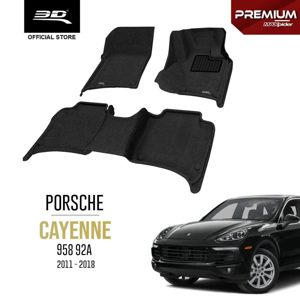 PORSCHE CAYENNE 958 (92A) [2011 - 2018] - 3D® Premium Car Mat