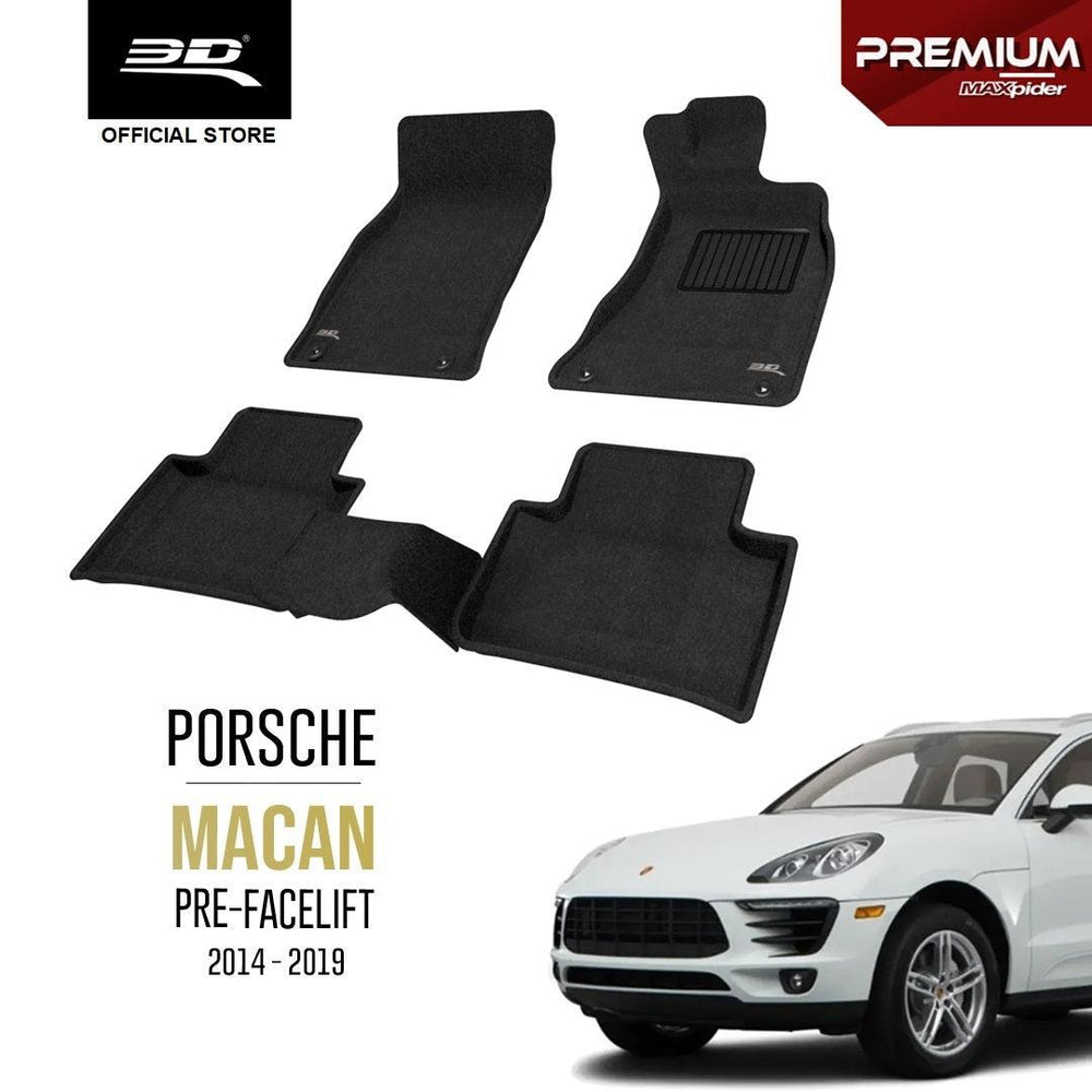 PORSCHE MACAN Pre-Facelift [2014 - 2019] - 3D® Premium Car Mat - 3D Mats Malaysia Sdn Bhd