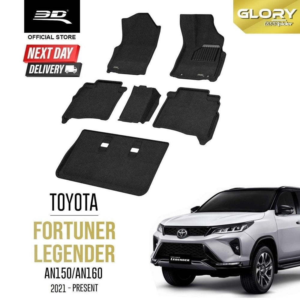 TOYOTA FORTUNER LEGENDER [2021 - PRESENT] - 3D® GLORY Car Mat - 3D Mats Malaysia